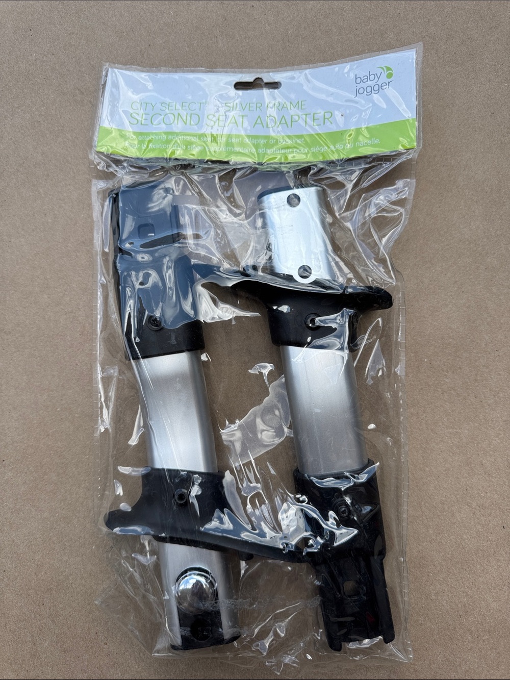 Baby Jogger Silver/Black Second Seat Adapter for City Select Stroller